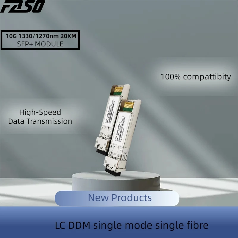 10G LC SFP connector Single fiber Optical module 20KM Tx1270/1330nm Single mode with Cisco/Mikrotik Ethernet Switch
10G LC SFP connector Single fiber Optical module 20KM Tx1270/1330nm Single mode with Cisco/Mikrotik Ethernet Switch