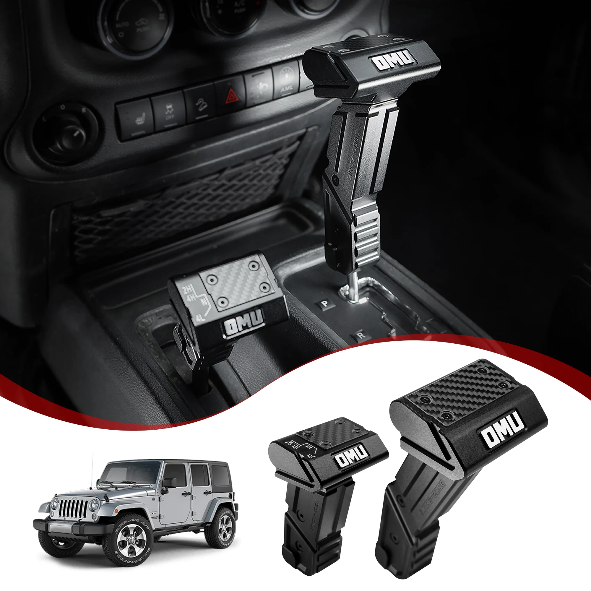 OMU 4x4 Auto Parts Aluminum Gear Knob Gear Lever Direct Replacement For Jeep Wrangler JK JKU 2011-2017 Automatic Transmission
OMU 4x4 Auto Parts Aluminum Gear Knob Gear Lever Direct Replacement For Jeep Wrangler JK JKU 2011-2017 Automatic Transmission