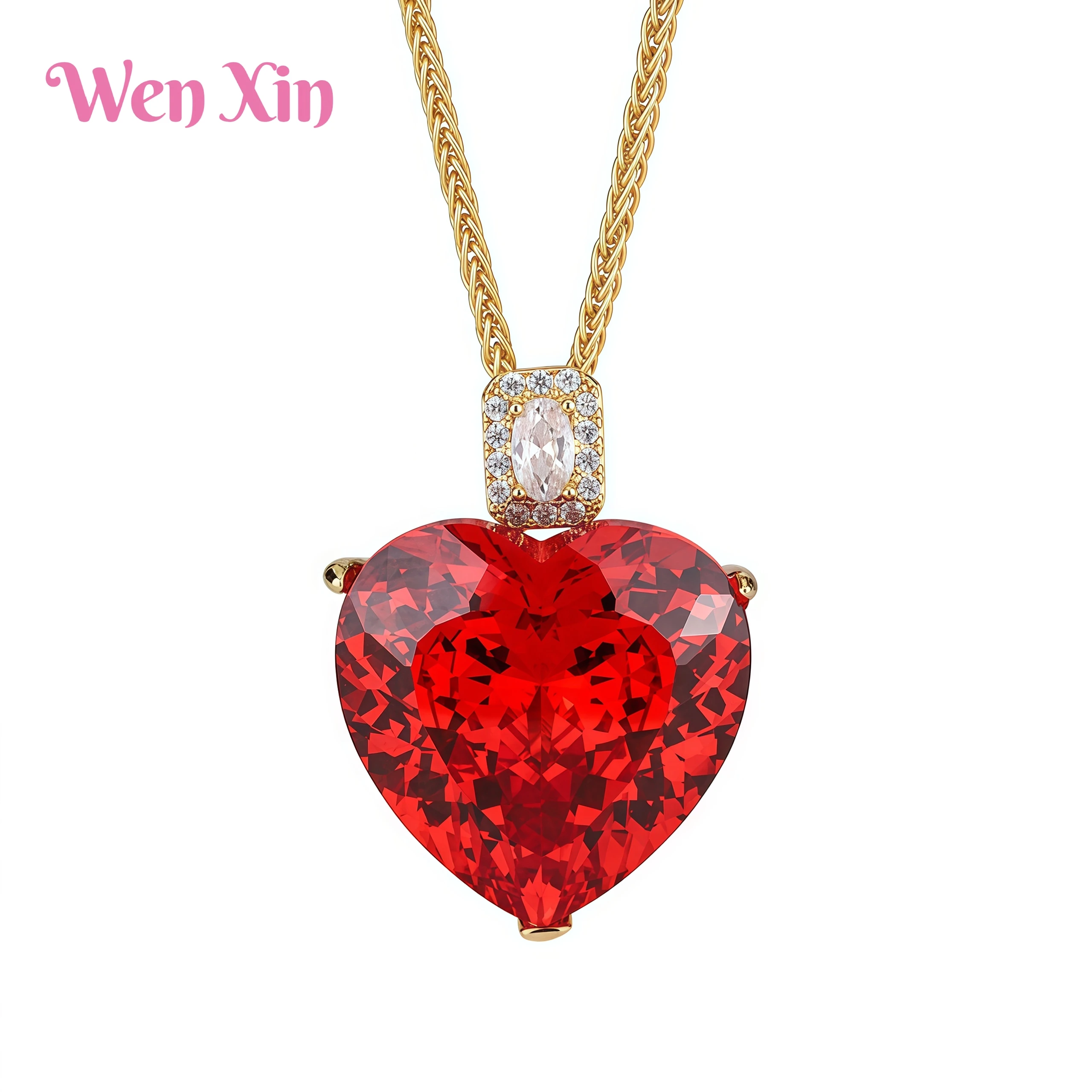 WENXIN Brand MUSHAN Hot Selling Fashion Classic Necklace Heart Shaped Temperament Pendant Necklace Jewelry Fashion Jewelry
WENXIN Brand MUSHAN Hot Selling Fashion Classic Necklace Heart Shaped Temperament Pendant Necklace Jewelry Fashion Jewelry