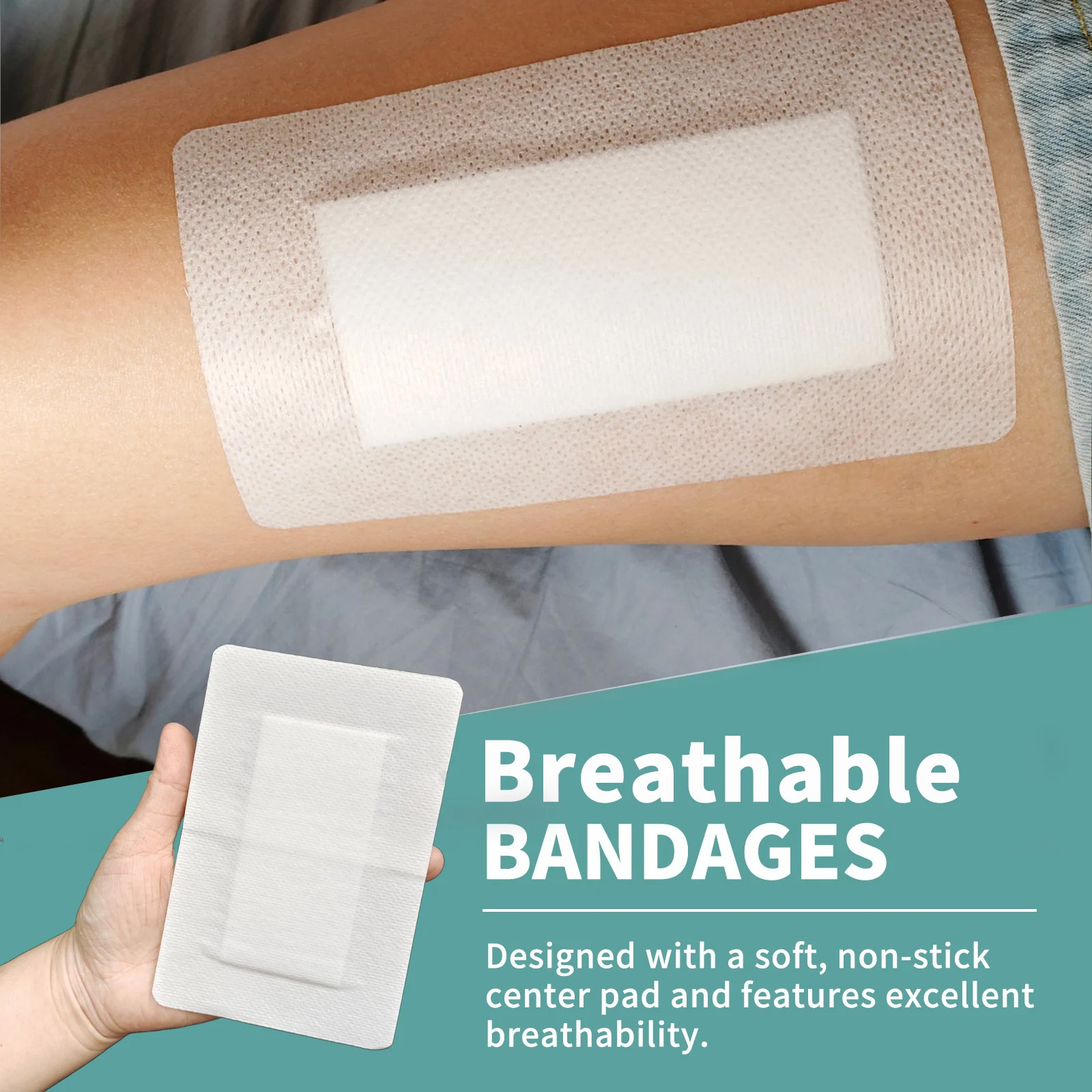 50pcs 6x4 inch self-adhesive absorbent island dressing, soft non stick center pad, breathable and strong adhesion
50pcs 6x4 inch self-adhesive absorbent island dressing, soft non stick center pad, breathable and strong adhesion