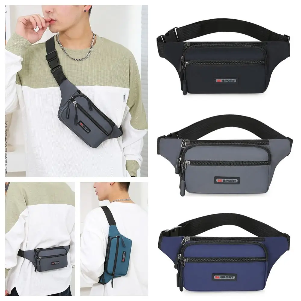 Casual Nylon Men Waist Bag Waterproof Adjustable Strap Crossbody Bag Multi-storey Lightweight Sports Shoulder Bag Travel
Casual Nylon Men Waist Bag Waterproof Adjustable Strap Crossbody Bag Multi-storey Lightweight Sports Shoulder Bag Travel