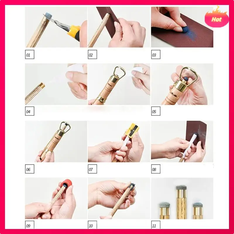 Multi Convenient Profession Snooker Cue Tip Repair Tool Suppress Tip Grinding Tip Billiard Cue Repair Tool
Multi Convenient Profession Snooker Cue Tip Repair Tool Suppress Tip Grinding Tip Billiard Cue Repair Tool