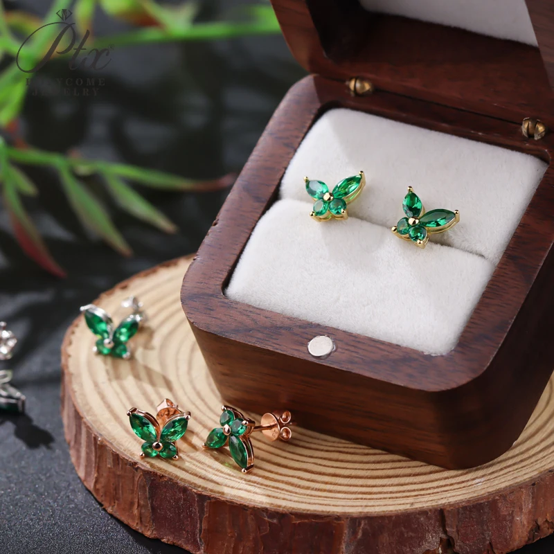 Moissanite Butterfly Women's Earrings Ruby Emerald Sapphire 925 Sterling Silver Non-fading Hypoallergenic Piercing Graduate Gift
Moissanite Butterfly Women's Earrings Ruby Emerald Sapphire 925 Sterling Silver Non-fading Hypoallergenic Piercing Graduate Gift