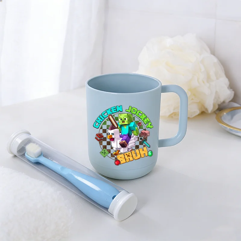 2pcs Minecrafted Gargle Cup Soft Fur Toothbrush Set Game Cartoon Mouthwash Mugs Home Bathroom Teeth Brushing Cups Birthday Gifts
2pcs Minecrafted Gargle Cup Soft Fur Toothbrush Set Game Cartoon Mouthwash Mugs Home Bathroom Teeth Brushing Cups Birthday Gifts
