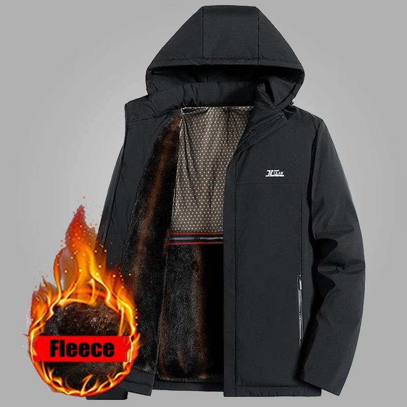 New Business Winter Jacket Men Autumn Casual Fashion Outdoor Windproof Plush Fleece Thicken Jacket Coats Men Waterproof Jackets
New Business Winter Jacket Men Autumn Casual Fashion Outdoor Windproof Plush Fleece Thicken Jacket Coats Men Waterproof Jackets