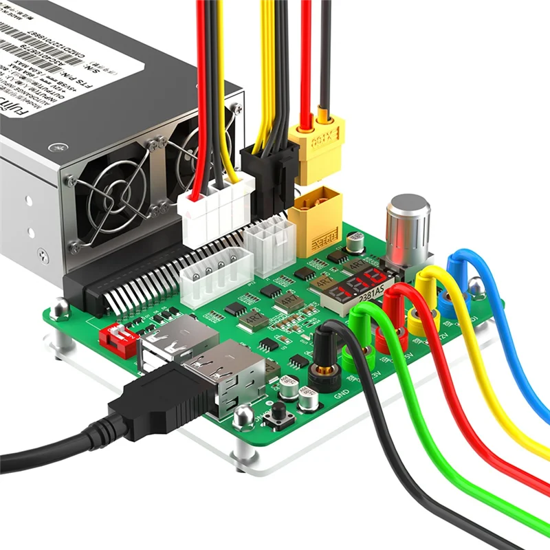 A08E-Power Supply Breakout Board Adjustable Voltage Knob 3.3V/5V/12V /USB2.0/QC2.0/3.0/12V For HP/DELTA/FUJITSU/LITEON PSU
A08E-Power Supply Breakout Board Adjustable Voltage Knob 3.3V/5V/12V /USB2.0/QC2.0/3.0/12V For HP/DELTA/FUJITSU/LITEON PSU