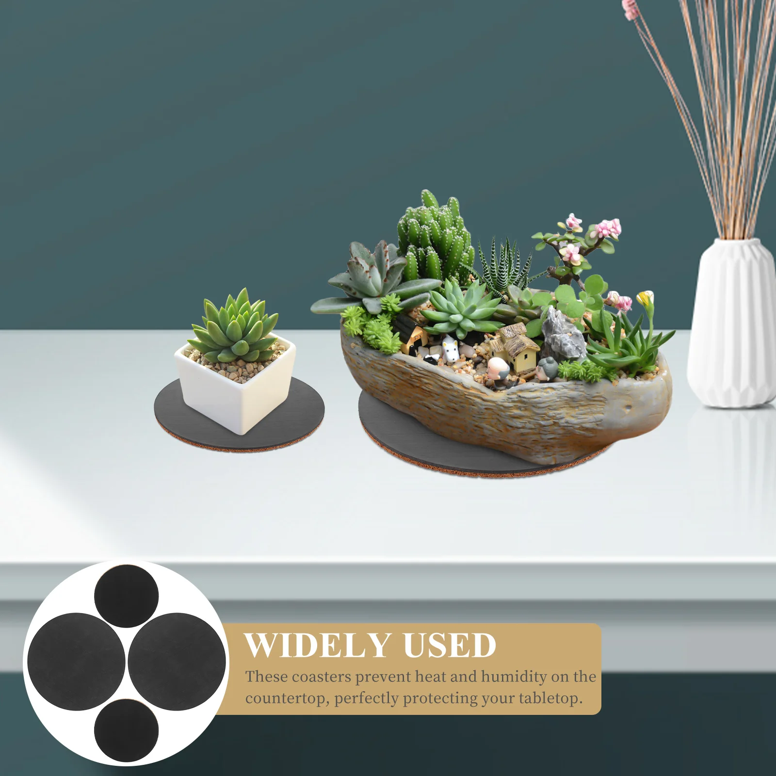 4 Pcs Cork Coaster Set Heat Resistant Tabletop Protection Absorbent Drink Coasters Home Office Decor Multifunctional Anti Scald
4 Pcs Cork Coaster Set Heat Resistant Tabletop Protection Absorbent Drink Coasters Home Office Decor Multifunctional Anti Scald