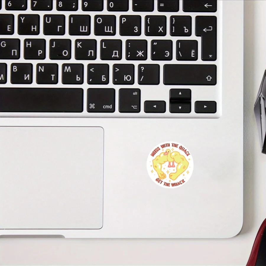 Kawaii Noisy Duck Slogan Vinyl Sticker Cute Waterproof Self-Adhesive Decal for Laptop iPad Tablet Water Bottle Decor
Kawaii Noisy Duck Slogan Vinyl Sticker Cute Waterproof Self-Adhesive Decal for Laptop iPad Tablet Water Bottle Decor