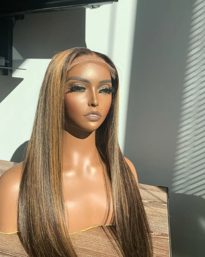 Highlight Blonde 13x4 HD Bone Straight Lace Front Wig Pre Plucked Glueless Synthetic And Blend Honey Blonde Cosplay Clearance
Highlight Blonde 13x4 HD Bone Straight Lace Front Wig Pre Plucked Glueless Synthetic And Blend Honey Blonde Cosplay Clearance