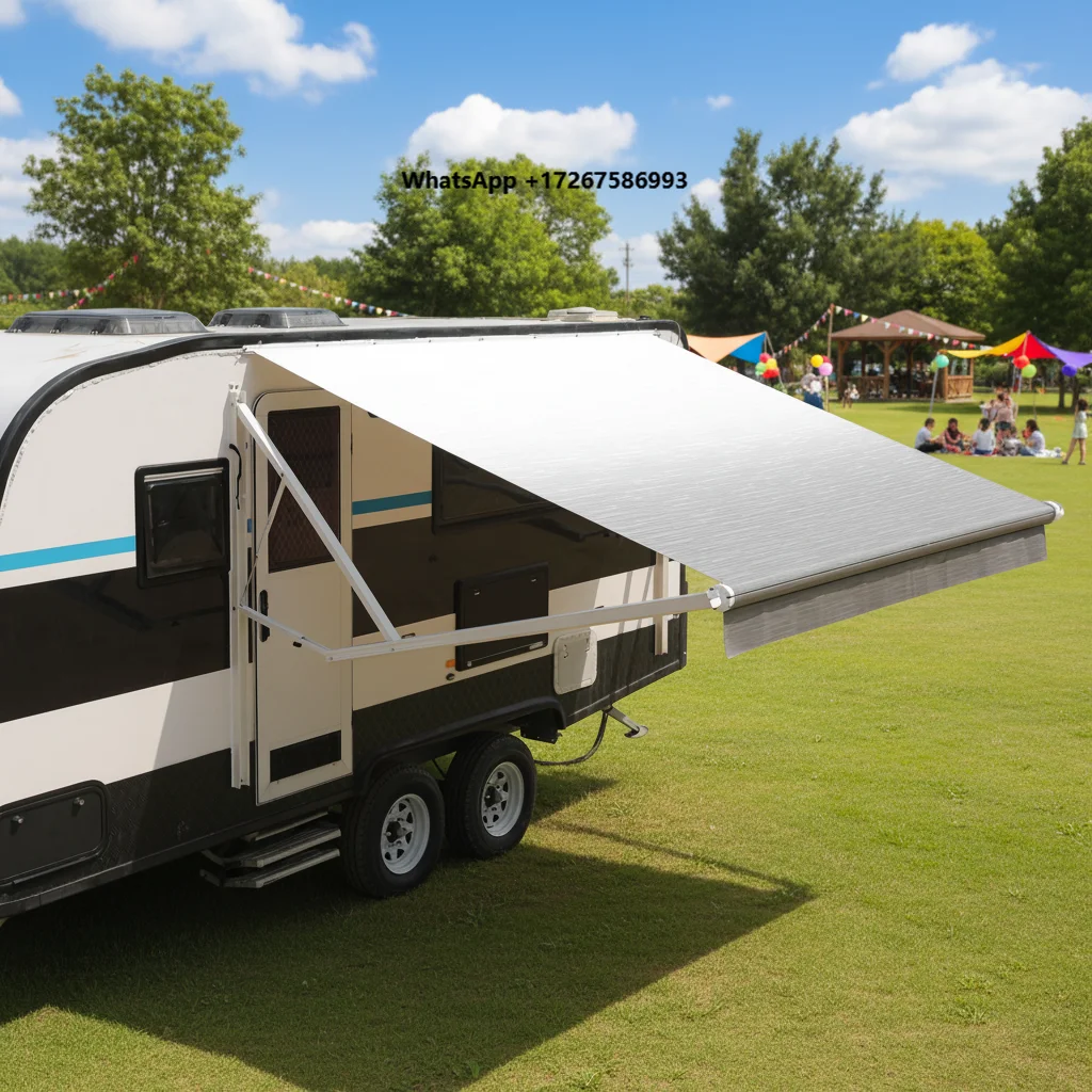 Awnlux W5700 Side Mounted Retractable Aluminum Waterproof Caravan Motorhome Trailer Camper Roll Out RV Awning
Awnlux W5700 Side Mounted Retractable Aluminum Waterproof Caravan Motorhome Trailer Camper Roll Out RV Awning