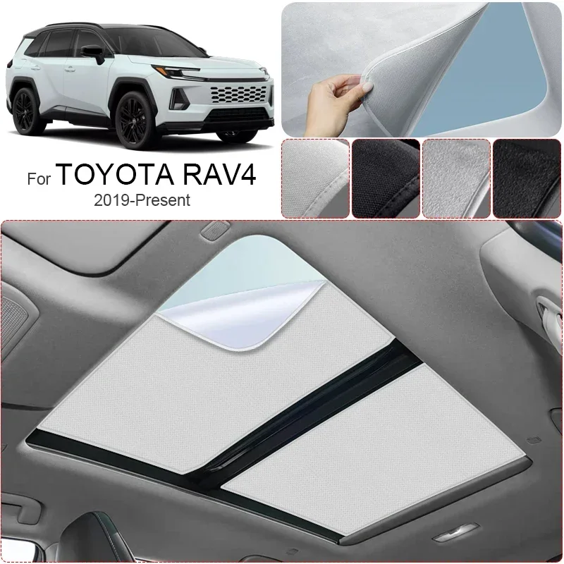Car Suede Fabric For TOYOTA RAV4 2019-Present Electrostatic Adsorption Sunroof Sunshade Auto Anti-UV Heat Insulation Skylight
Car Suede Fabric For TOYOTA RAV4 2019-Present Electrostatic Adsorption Sunroof Sunshade Auto Anti-UV Heat Insulation Skylight