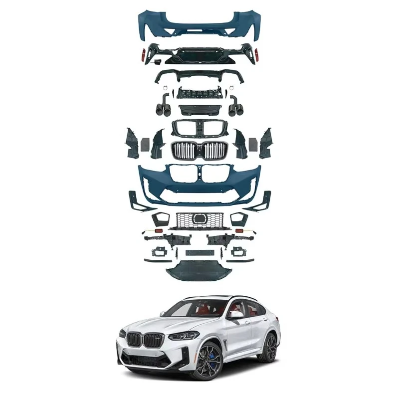 STLF Hot Selling Car with Grille Diffuser Front Rear Bumper Body Kit Suitable for BMWs X4 G02 Upgraded to 22 Year X4m Bodykit
STLF Hot Selling Car with Grille Diffuser Front Rear Bumper Body Kit Suitable for BMWs X4 G02 Upgraded to 22 Year X4m Bodykit