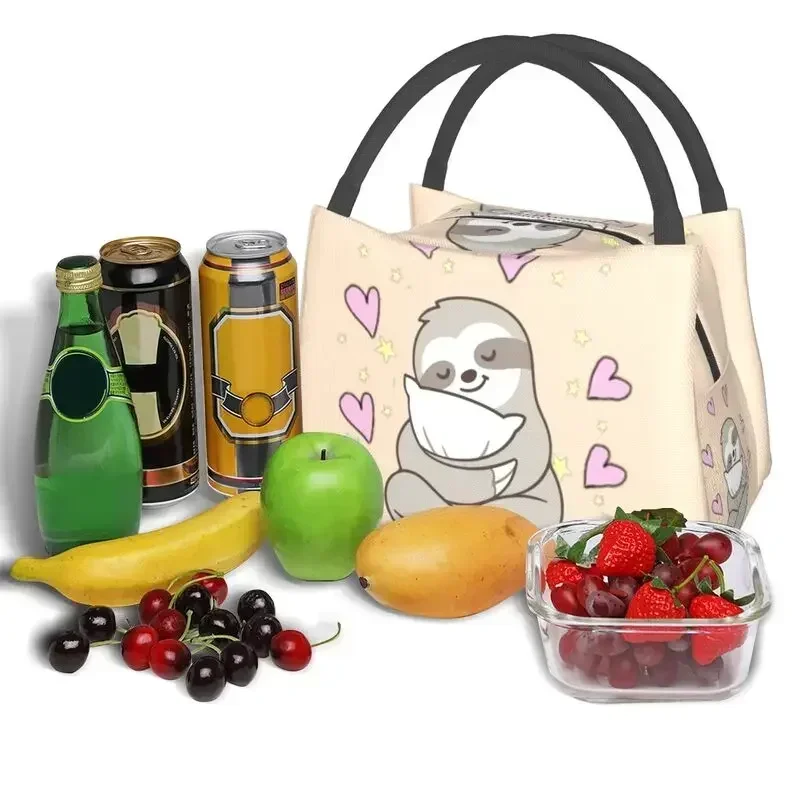 Sloths Thermal Insulated Lunch Bag Women Sloth Cartoon Pattern Portable Lunch Container for Outdoor Multifunction Meal Food Box
Sloths Thermal Insulated Lunch Bag Women Sloth Cartoon Pattern Portable Lunch Container for Outdoor Multifunction Meal Food Box