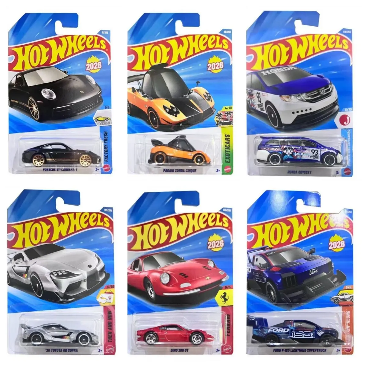 2026 G CASE Hot Wheels Car RLC Honda Odyssey TOYOTA GR SUPRA DINO 206 GT 1/64 Металлическая литая модель-игрушка
2026 G CASE Hot Wheels Car RLC Honda Odyssey TOYOTA GR SUPRA DINO 206 GT 1/64 Металлическая литая модель-игрушка