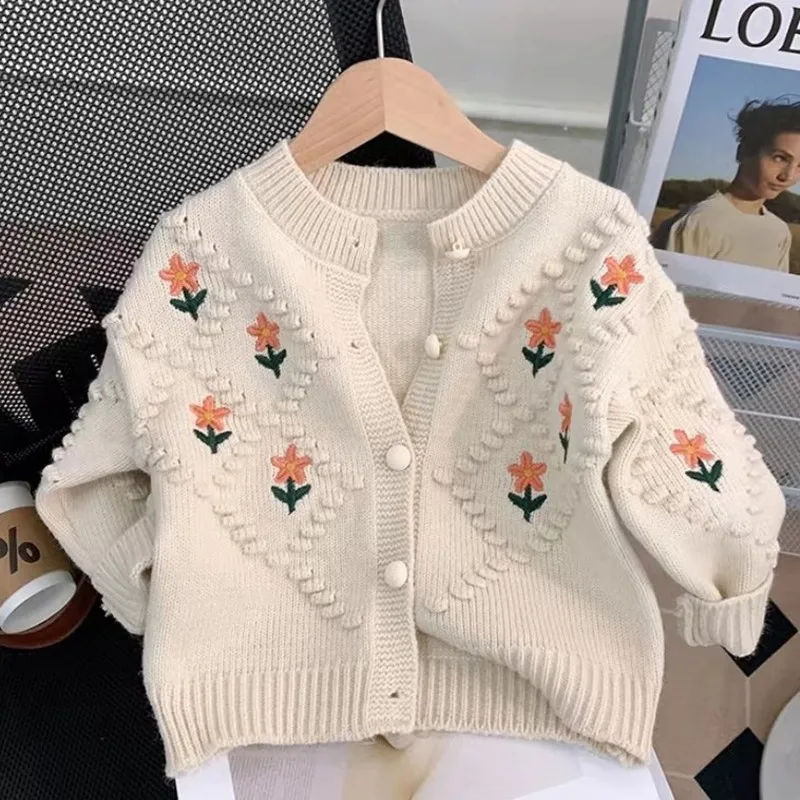Girls Woolen Jersey Sweaters 2024 Spring Autumn Children Knitted Jackets For Baby Coats Clothes Kids Outerwear Toddler Tops 6Y
Girls Woolen Jersey Sweaters 2024 Spring Autumn Children Knitted Jackets For Baby Coats Clothes Kids Outerwear Toddler Tops 6Y