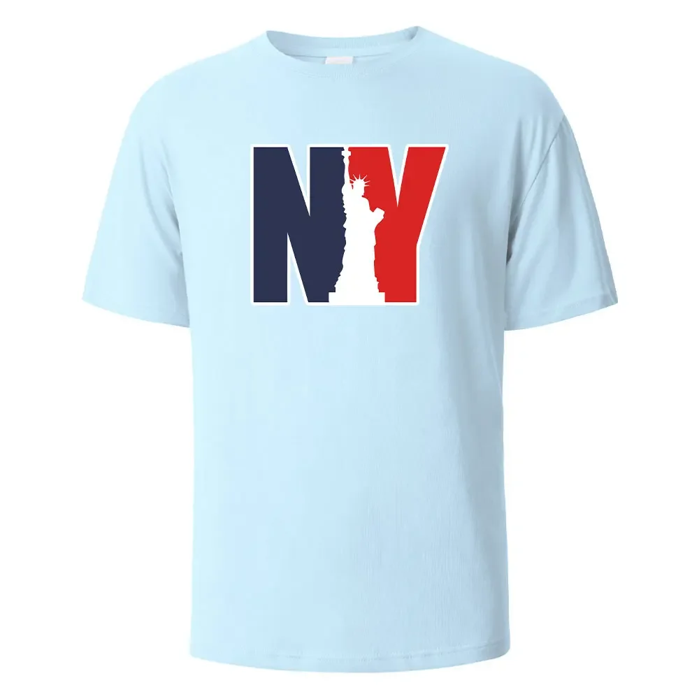 New York Print T-shirt Men's 2025 Summer New Style 100% Cotton Breathable T-shirt Casual Loose Round Neck Short Sleeve Top
New York Print T-shirt Men's 2025 Summer New Style 100% Cotton Breathable T-shirt Casual Loose Round Neck Short Sleeve Top