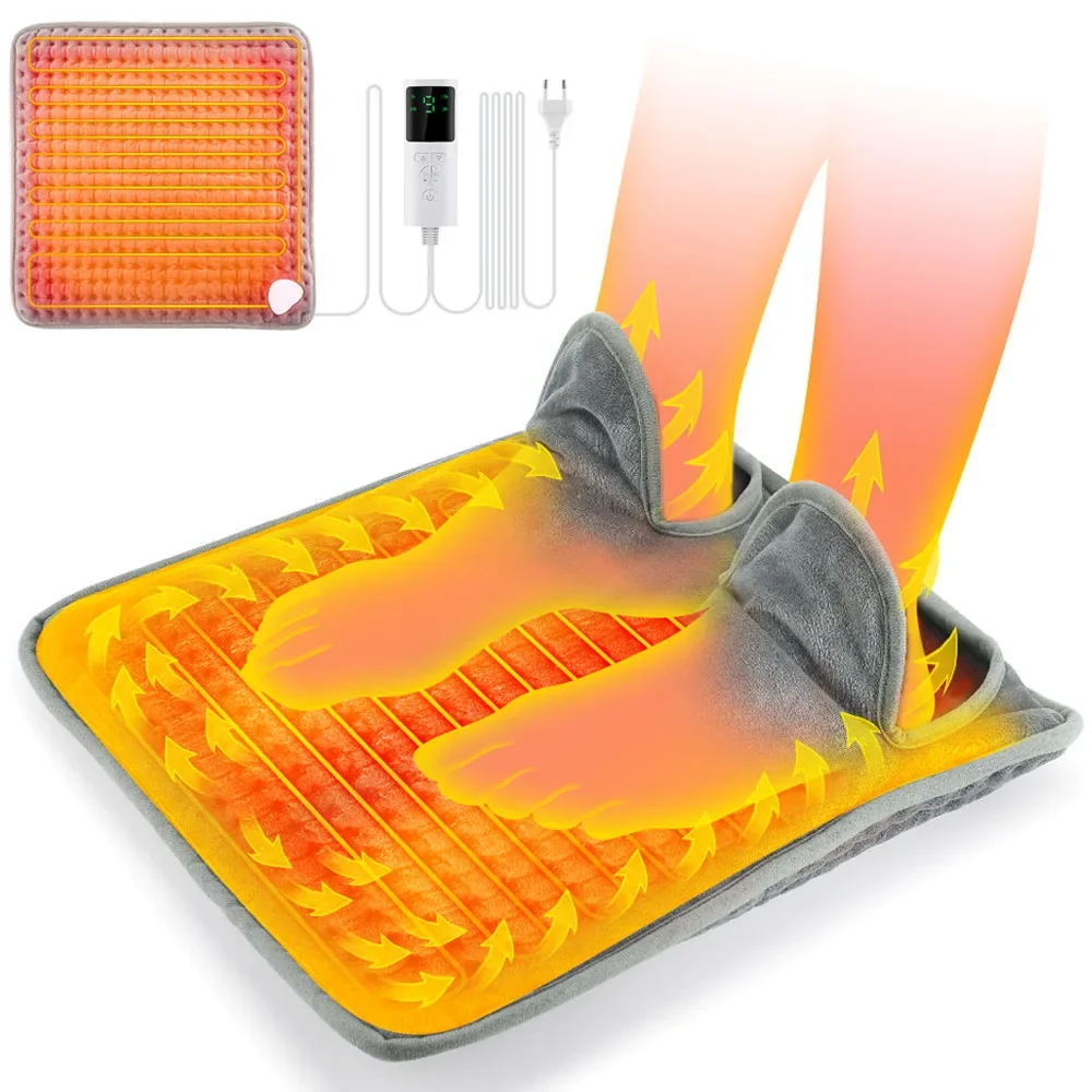 Electric Foot Heating Pad 9-Gear Heating Temperature USB Charging Feet Heater Warmer Pad Winter Warming Mat Improve Sleeping
Electric Foot Heating Pad 9-Gear Heating Temperature USB Charging Feet Heater Warmer Pad Winter Warming Mat Improve Sleeping