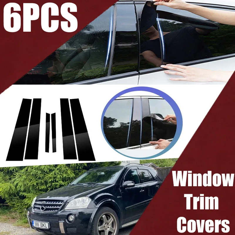 Car For Mercedes Benz ML W164 2006~2011 350 450 500 550 6pcs Window Trim Covers B C Pillars PC Stickers Column Auto Accessories
Car For Mercedes Benz ML W164 2006~2011 350 450 500 550 6pcs Window Trim Covers B C Pillars PC Stickers Column Auto Accessories