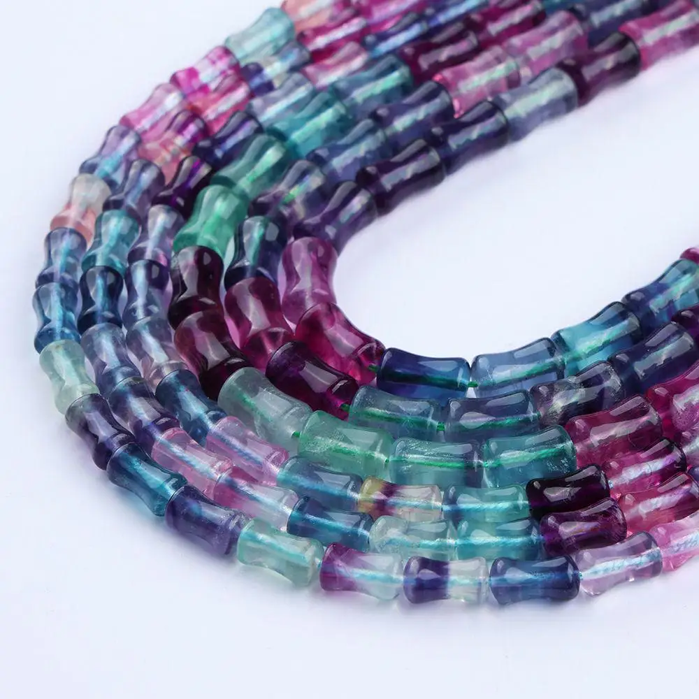 A+ Natural Rainbow Fluorite Bamboo Beads for Jewelry Making DIY Bracelet Necklace
A+ Natural Rainbow Fluorite Bamboo Beads for Jewelry Making DIY Bracelet Necklace