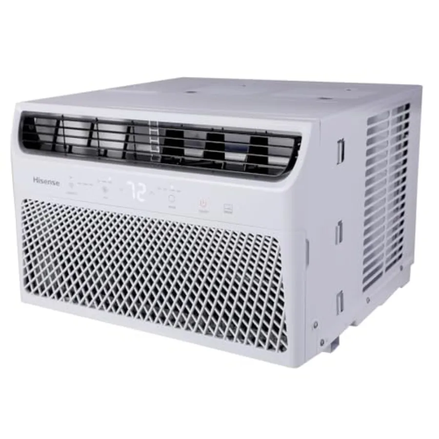 Window AC unit for apartment bedroom medium rooms up to 350 sq. ft., white plastic, quiet high-efficiency 8, 000 BTU smart inve
Window AC unit for apartment bedroom medium rooms up to 350 sq. ft., white plastic, quiet high-efficiency 8, 000 BTU smart inve
