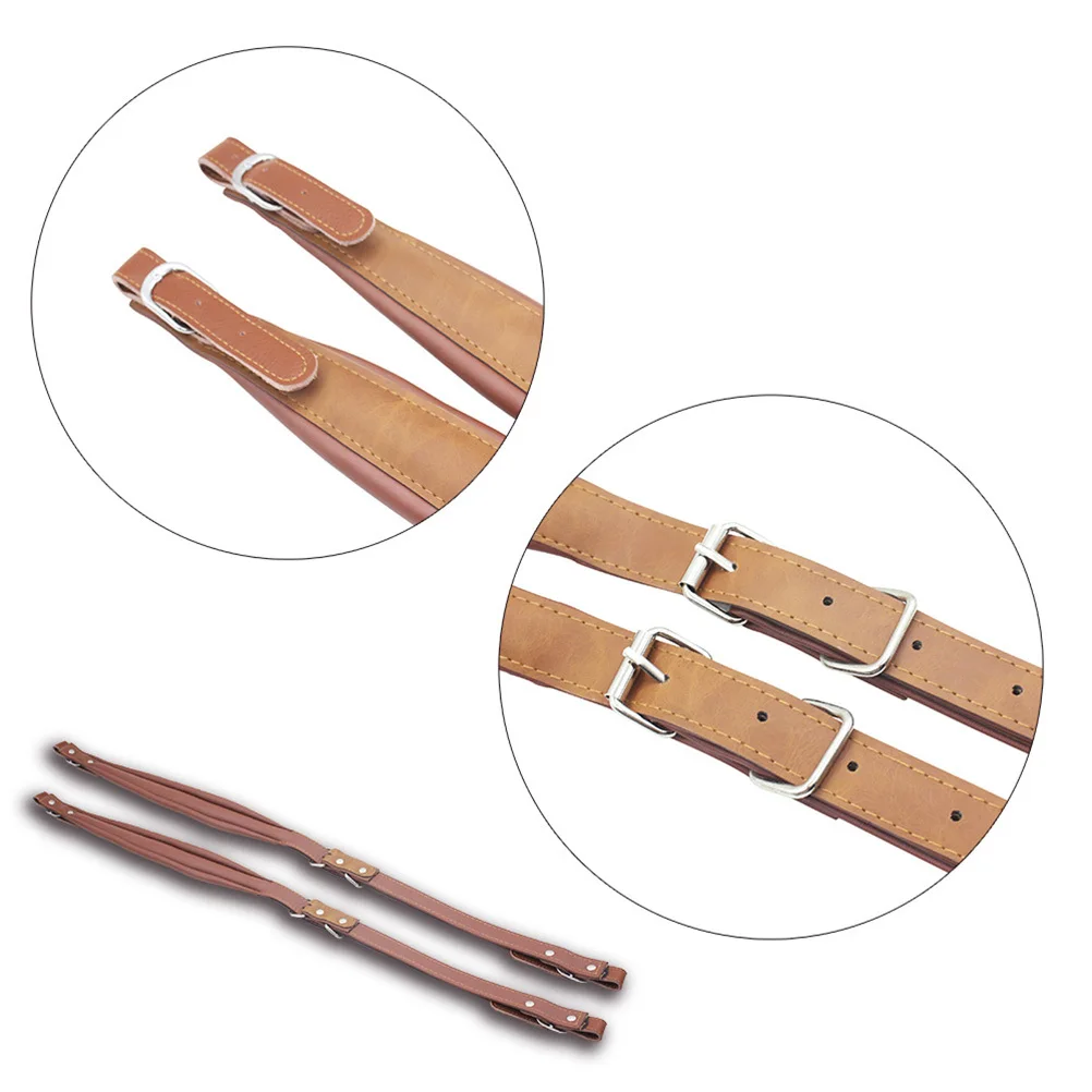 Pair Adjustable Accordion Straps Coffee Synthetic Length 83-110cm Easy Install Durable Suitable 16-120 Bass Accordion 
Pair Adjustable Accordion Straps Coffee Synthetic Length 83-110cm Easy Install Durable Suitable 16-120 Bass Accordion