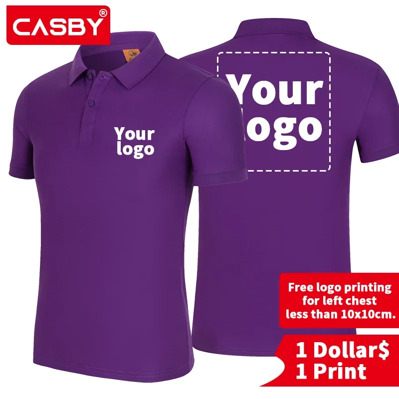 5PCS 100% cotton Summer Men's Polo Shirt Cheap Casual Short Sleeve Personal Company Group Logo Custom Men and Women Custom Top
5PCS 100% cotton Summer Men's Polo Shirt Cheap Casual Short Sleeve Personal Company Group Logo Custom Men and Women Custom Top