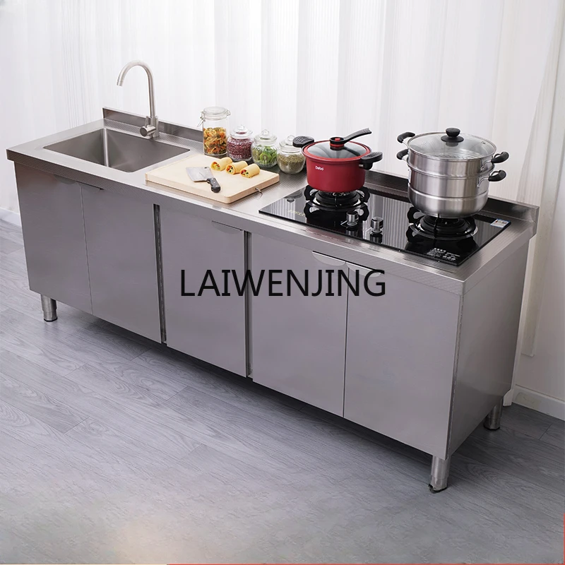 MJY stainless steel cabinet, stove, dining side integrated sink, sink storage combination
MJY stainless steel cabinet, stove, dining side integrated sink, sink storage combination