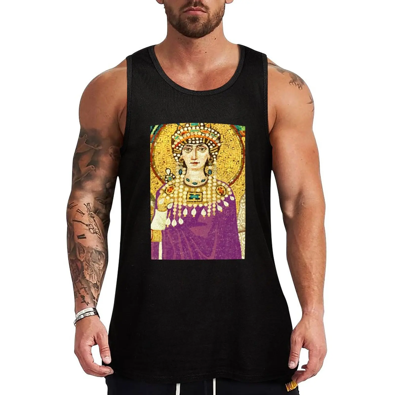 Empress Theodora Mosaic Tank Top Soft Casual Tank Top Loose Sleeveless Everyday Shirt
Empress Theodora Mosaic Tank Top Soft Casual Tank Top Loose Sleeveless Everyday Shirt