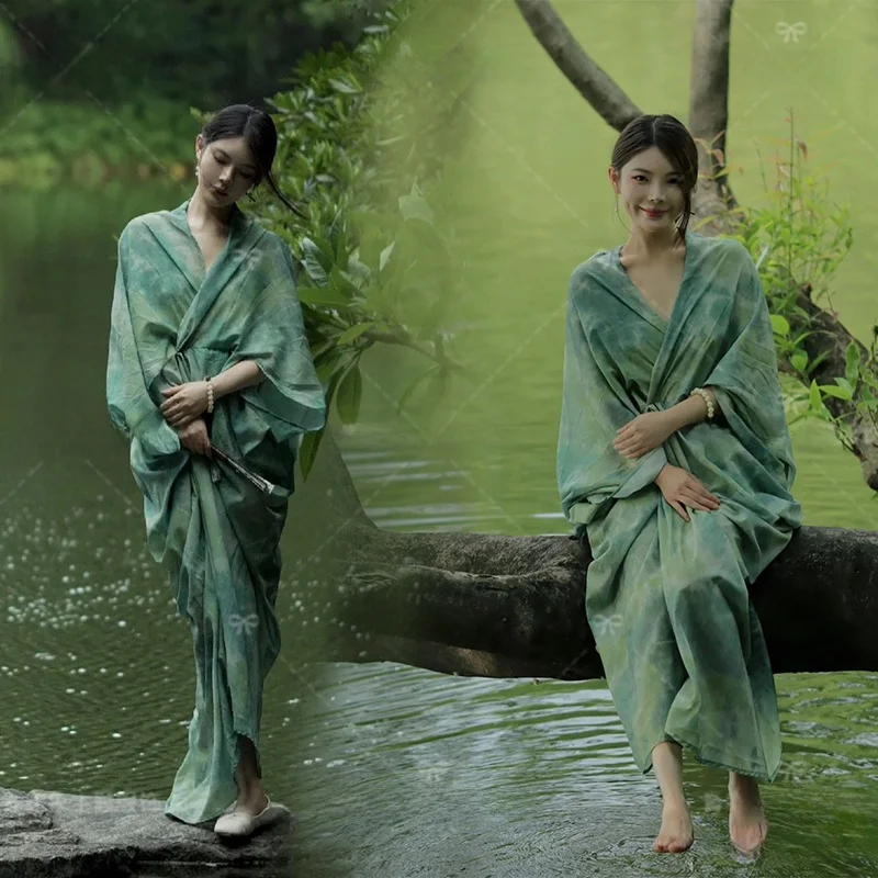 New Chinese Style Gradient Dyeing Irregular Miniature Dress Photography Studio Fashionable Ethnic Women's Clothing Summer 2024
New Chinese Style Gradient Dyeing Irregular Miniature Dress Photography Studio Fashionable Ethnic Women's Clothing Summer 2024
