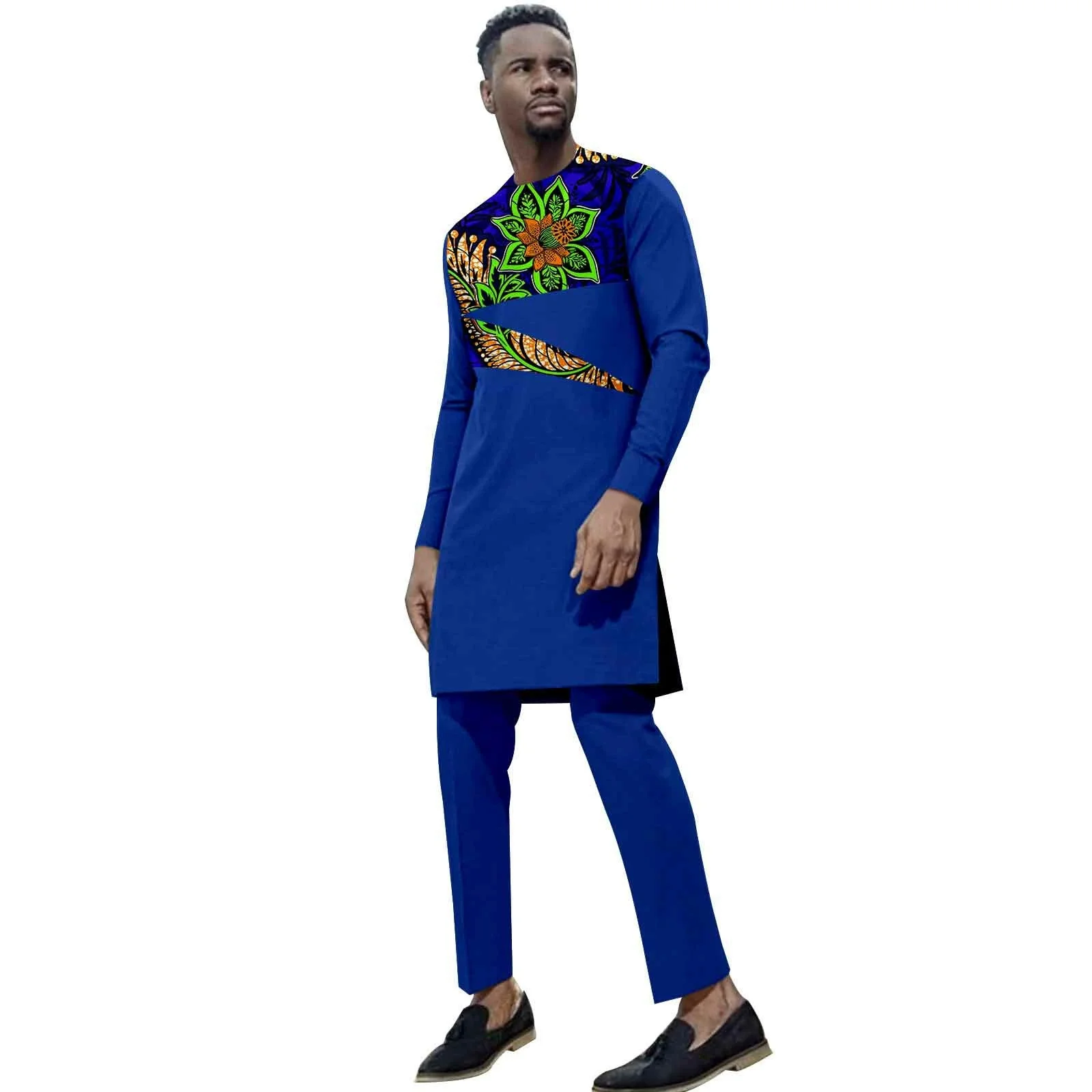 New Trend Kaftan Elegant African Men's Set Long Sleeve Ethnic Top And Pants Full Luxury 2 Pieces Outfits Dashiki Wedding Dress
New Trend Kaftan Elegant African Men's Set Long Sleeve Ethnic Top And Pants Full Luxury 2 Pieces Outfits Dashiki Wedding Dress