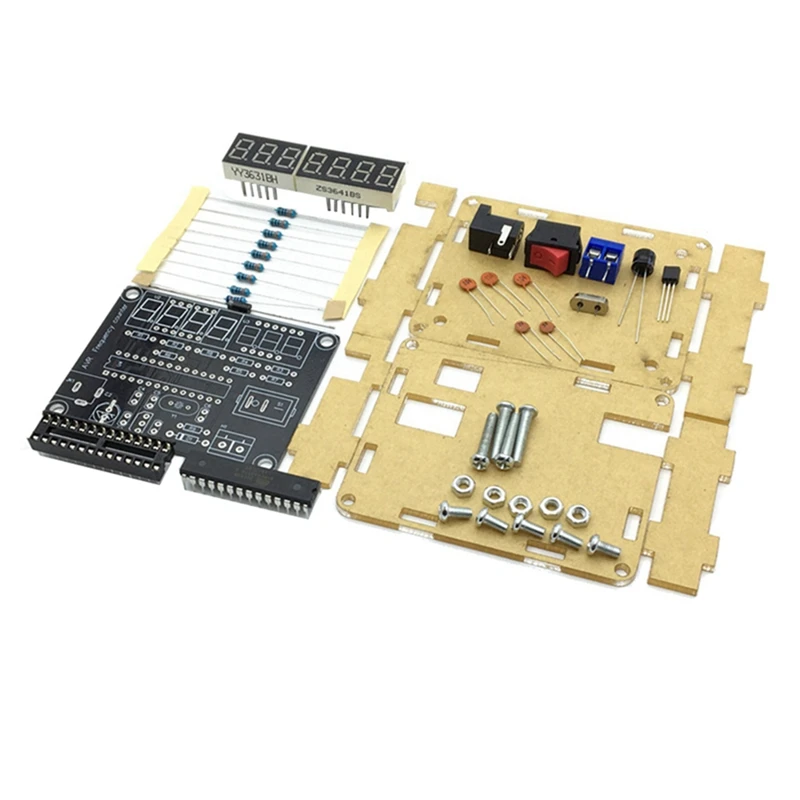 1Set AVR Frequency Meter Crystal Measure Frequency For Measure Oscillator DIY Kit 0.45HZ-10MHZ 7-Bit Precision Plastic+Metal
1Set AVR Frequency Meter Crystal Measure Frequency For Measure Oscillator DIY Kit 0.45HZ-10MHZ 7-Bit Precision Plastic+Metal