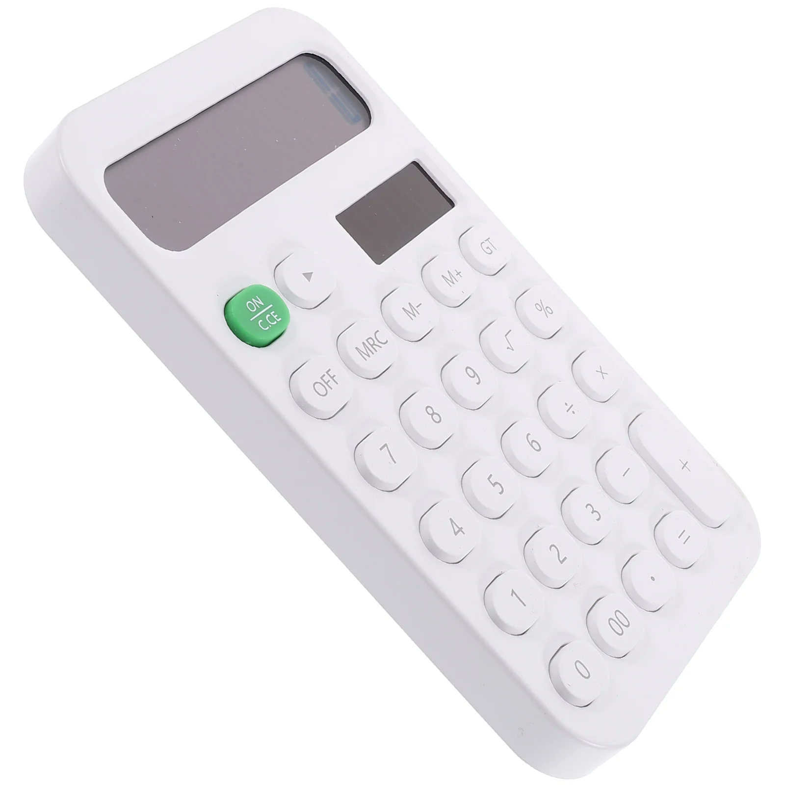 Mini Portable Calculator LCD Display Number Calculation for Students Adults Home Office Space Saving Design Desktop Calculator