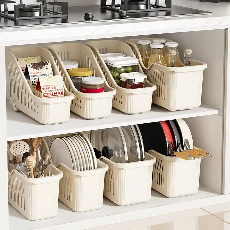 Large Capacity Kitchen Storage Box with Wheels Cabinet Spice Organizer Multi-Functional Storage Basket Pot Holder
Large Capacity Kitchen Storage Box with Wheels Cabinet Spice Organizer Multi-Functional Storage Basket Pot Holder