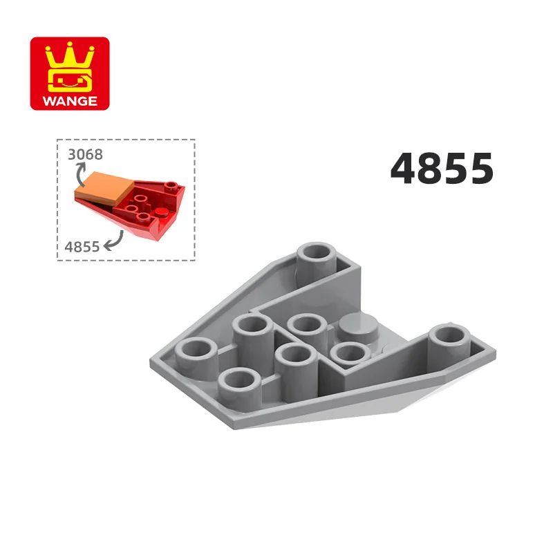 Wange 4855 100 г/45 шт., Клин 4x4, тройной перевернутый конструктор, запчасти в форме лопаты, совместимые с кирпичами, детские игрушки, подарок
Wange 4855 100 г/45 шт., Клин 4x4, тройной перевернутый конструктор, запчасти в форме лопаты, совместимые с кирпичами, детские игрушки, подарок