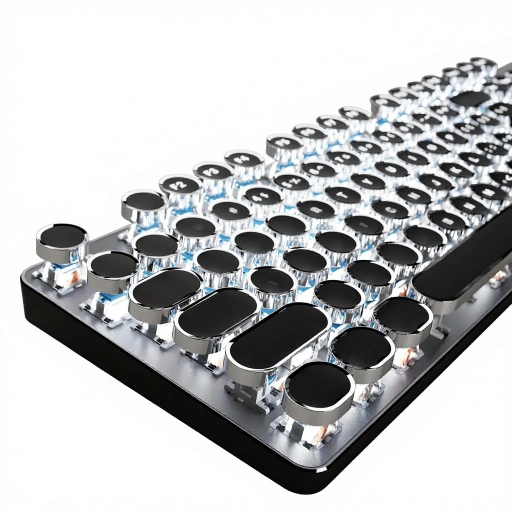 Wired mechanical keyboard 104 keys, white backlight, anti-ghost USB-A interface, stylish design, suitable for laptop/PC/games
Wired mechanical keyboard 104 keys, white backlight, anti-ghost USB-A interface, stylish design, suitable for laptop/PC/games