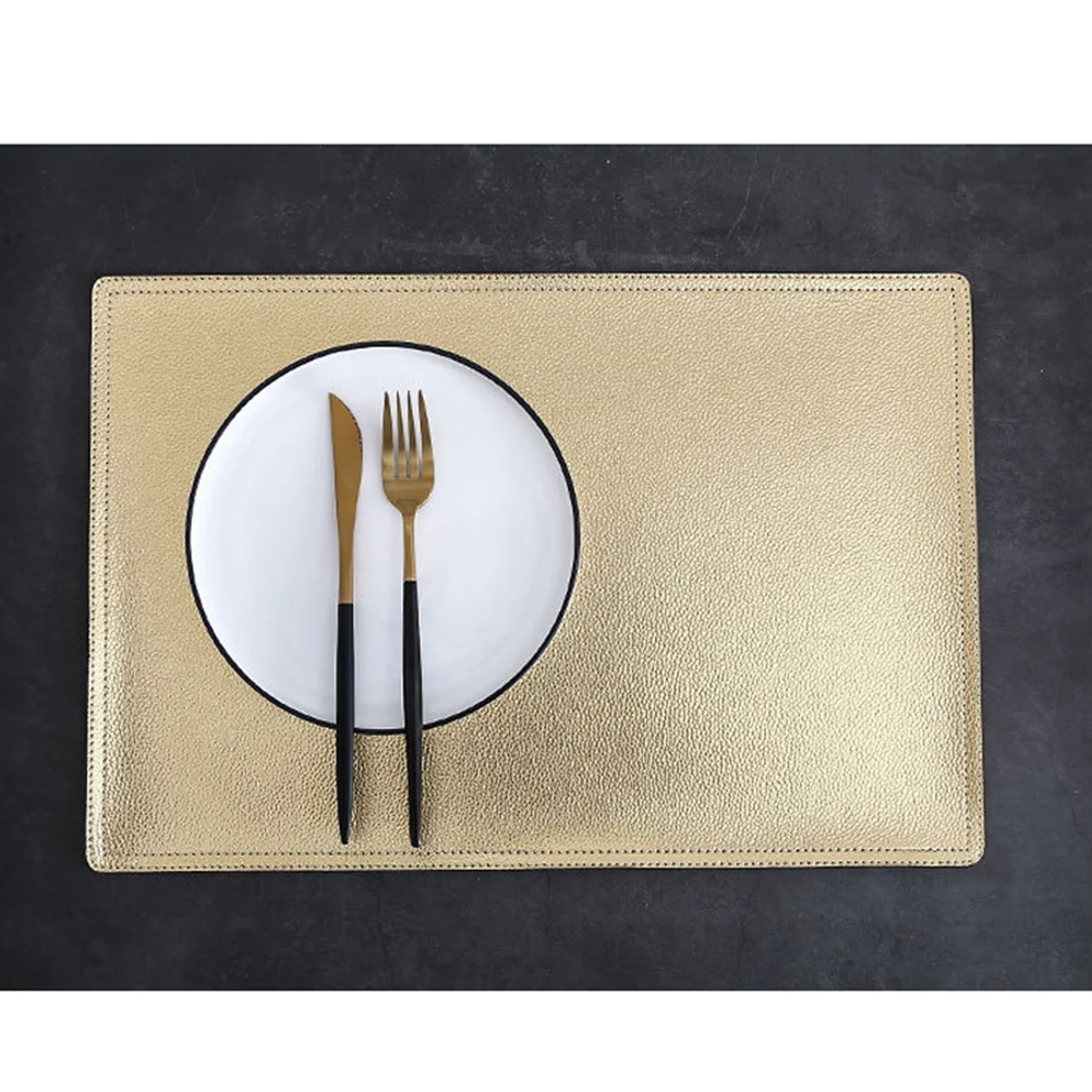 Dinner Mats Waterproof and Oil-proof Tray Pad Tableware Double Layer Placemat Dish Golden Household
Dinner Mats Waterproof and Oil-proof Tray Pad Tableware Double Layer Placemat Dish Golden Household
