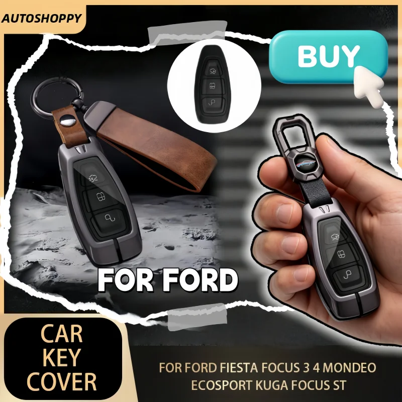Metal Car Shell Fob For Ford Fiesta Focus 3 4 Mondeo Ecosport Kuga Focus ST Holder Protector Car Remote Smart Key Case Cover
Metal Car Shell Fob For Ford Fiesta Focus 3 4 Mondeo Ecosport Kuga Focus ST Holder Protector Car Remote Smart Key Case Cover