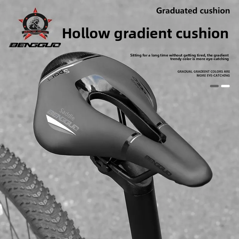 BENGGUUO Hollow Bicycle Saddle with Gradient Color, PU+High Density Foam, Shock Absorbing Road/MTB Bike Seat
BENGGUUO Hollow Bicycle Saddle with Gradient Color, PU+High Density Foam, Shock Absorbing Road/MTB Bike Seat