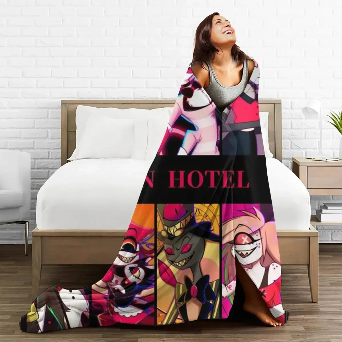 Helluva Boss Anime Baby Blanket Sofa Cover Fleece Autumn/Winter Cartoon Collage Plaid Throw Blankets for Bed Couch Bedspread
Helluva Boss Anime Baby Blanket Sofa Cover Fleece Autumn/Winter Cartoon Collage Plaid Throw Blankets for Bed Couch Bedspread
