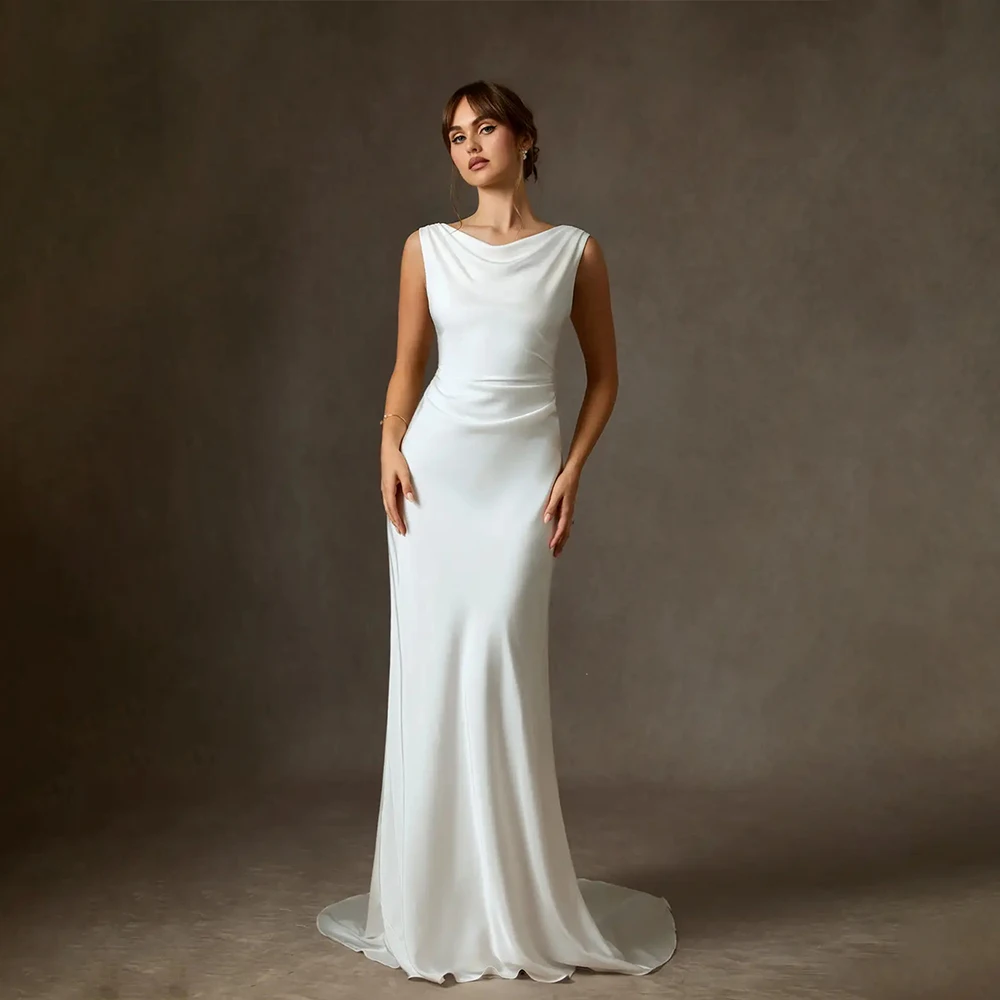 Wedding Dress Bride Dress Backless Sleeveless Mermaid Bride Gowns Luxury Elegant Lace Bridal Gown Formal Wedding Dress for Women
Wedding Dress Bride Dress Backless Sleeveless Mermaid Bride Gowns Luxury Elegant Lace Bridal Gown Formal Wedding Dress for Women