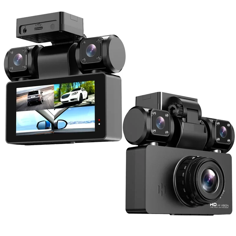 4 Ways 4 Lens Dash Cam Radar Induction Full 3K Car Recorder 3 Inch Screen Car Camera Black Box WIFI App Control Car Dvr Front
4 Ways 4 Lens Dash Cam Radar Induction Full 3K Car Recorder 3 Inch Screen Car Camera Black Box WIFI App Control Car Dvr Front