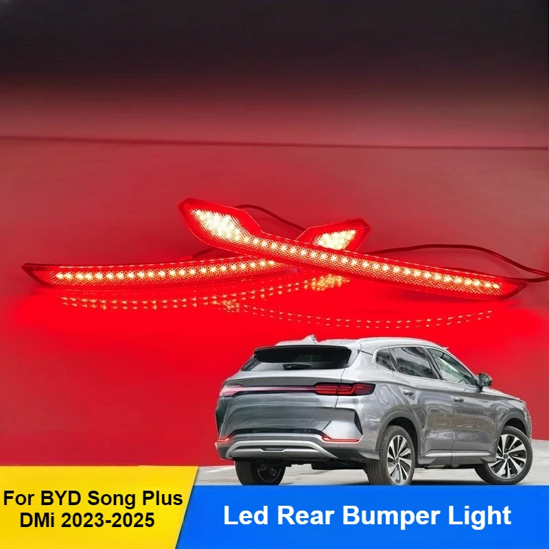 Для BYD Song Plus DMi 2023 2024 2025 задний бампер светодиодный фонарь Dymanic стоп-сигнал поворота задние фонари модификация аксессуары
Для BYD Song Plus DMi 2023 2024 2025 задний бампер светодиодный фонарь Dymanic стоп-сигнал поворота задние фонари модификация аксессуары