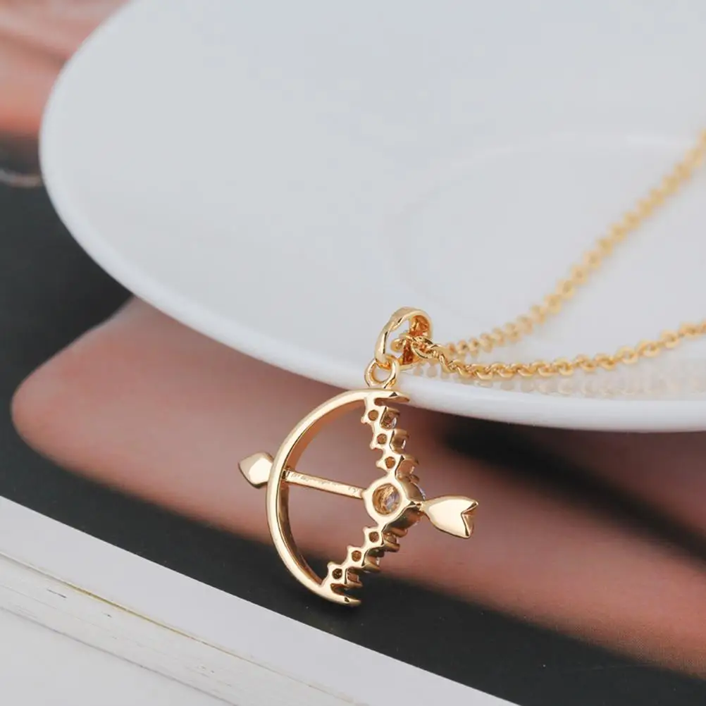 Wedding Necklace Micro-inclosed Women Arrow Easy to Wear Pierced Bow and Shape Self-wearing Hollow Out
Wedding Necklace Micro-inclosed Women Arrow Easy to Wear Pierced Bow and Shape Self-wearing Hollow Out