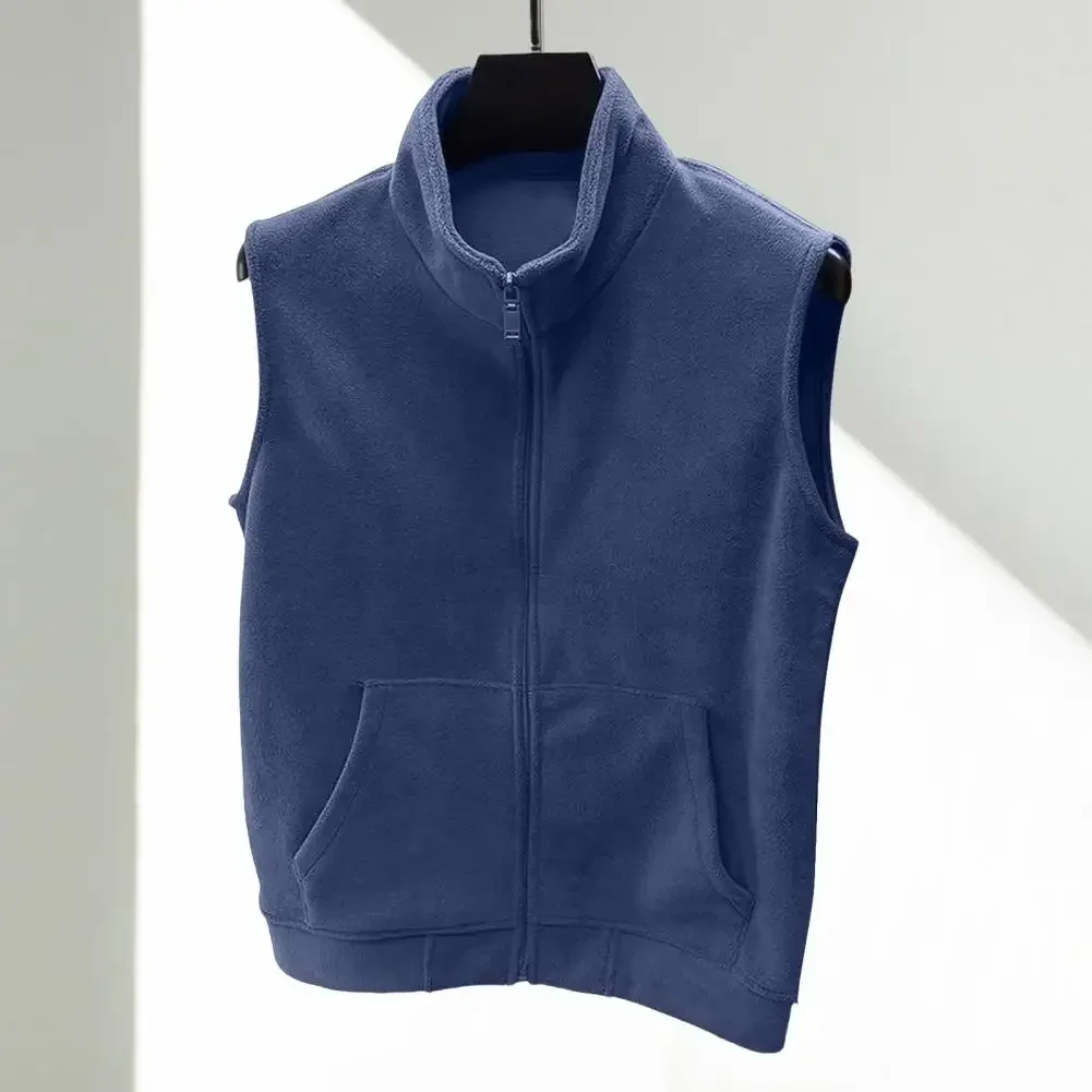 Men Vest Men's Polar Fleece Vest with Stand-up Collar Zipper Placket Sleeveless Waistcoat for Soft Warmth Comfort Functional
Men Vest Men's Polar Fleece Vest with Stand-up Collar Zipper Placket Sleeveless Waistcoat for Soft Warmth Comfort Functional