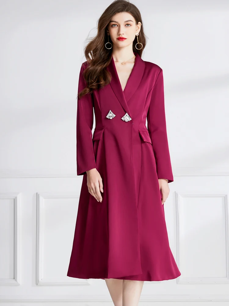 Fall Winter Elegant Ladies Solid Trench Coat for Women Vintage Notched Chic Diamond Buttons Blazer Long Coats Women Windbreaker
Fall Winter Elegant Ladies Solid Trench Coat for Women Vintage Notched Chic Diamond Buttons Blazer Long Coats Women Windbreaker