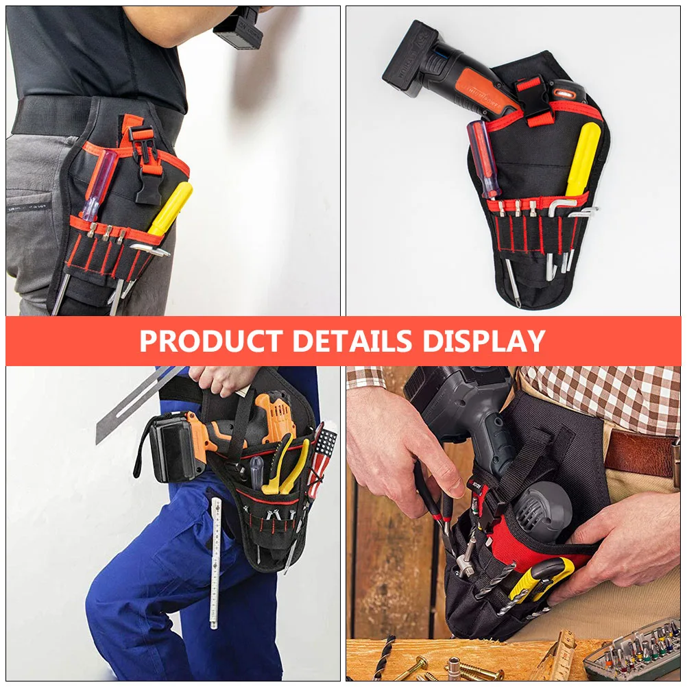 Oxford Cloth Tool Storage Hardware Pouch Electric Drill Portable Kit Multi Function Waist Bag Durable Water Resistant Suitable
Oxford Cloth Tool Storage Hardware Pouch Electric Drill Portable Kit Multi Function Waist Bag Durable Water Resistant Suitable