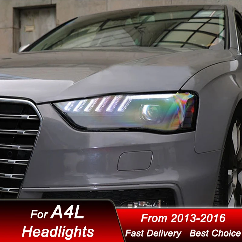 Поп-автомобильные фары для Audi A4L 2013-2016, новый стиль, светодиодные автомобильные фары в сборе, обновление, аксессуары для линз проектора с высокой настройкой
Поп-автомобильные фары для Audi A4L 2013-2016, новый стиль, светодиодные автомобильные фары в сборе, обновление, аксессуары для линз проектора с высокой настройкой