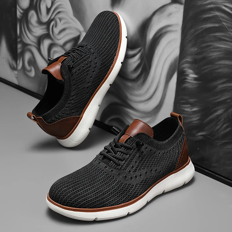 Men's Mesh Casual Sneakers Lightweight Breathable Dress Shoes Comfortable Walking Oxford Shoes Trainers for Men
Men's Mesh Casual Sneakers Lightweight Breathable Dress Shoes Comfortable Walking Oxford Shoes Trainers for Men