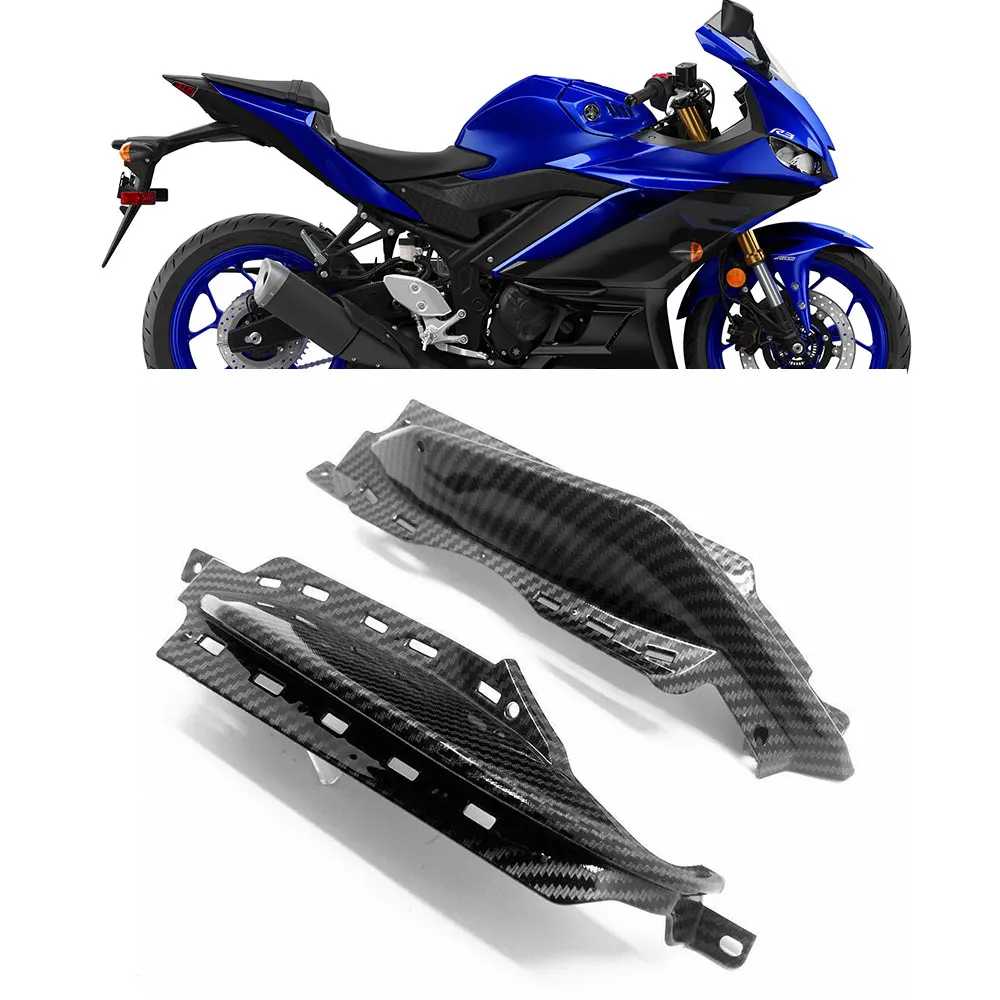 Upper Mid Side Fairing Cowl ABS Plastic FOR YAMAHA YZF R3 2019 2020 Hydro Dipped Carbon Fiber Finish Motorcycle Modified Parts
Upper Mid Side Fairing Cowl ABS Plastic FOR YAMAHA YZF R3 2019 2020 Hydro Dipped Carbon Fiber Finish Motorcycle Modified Parts