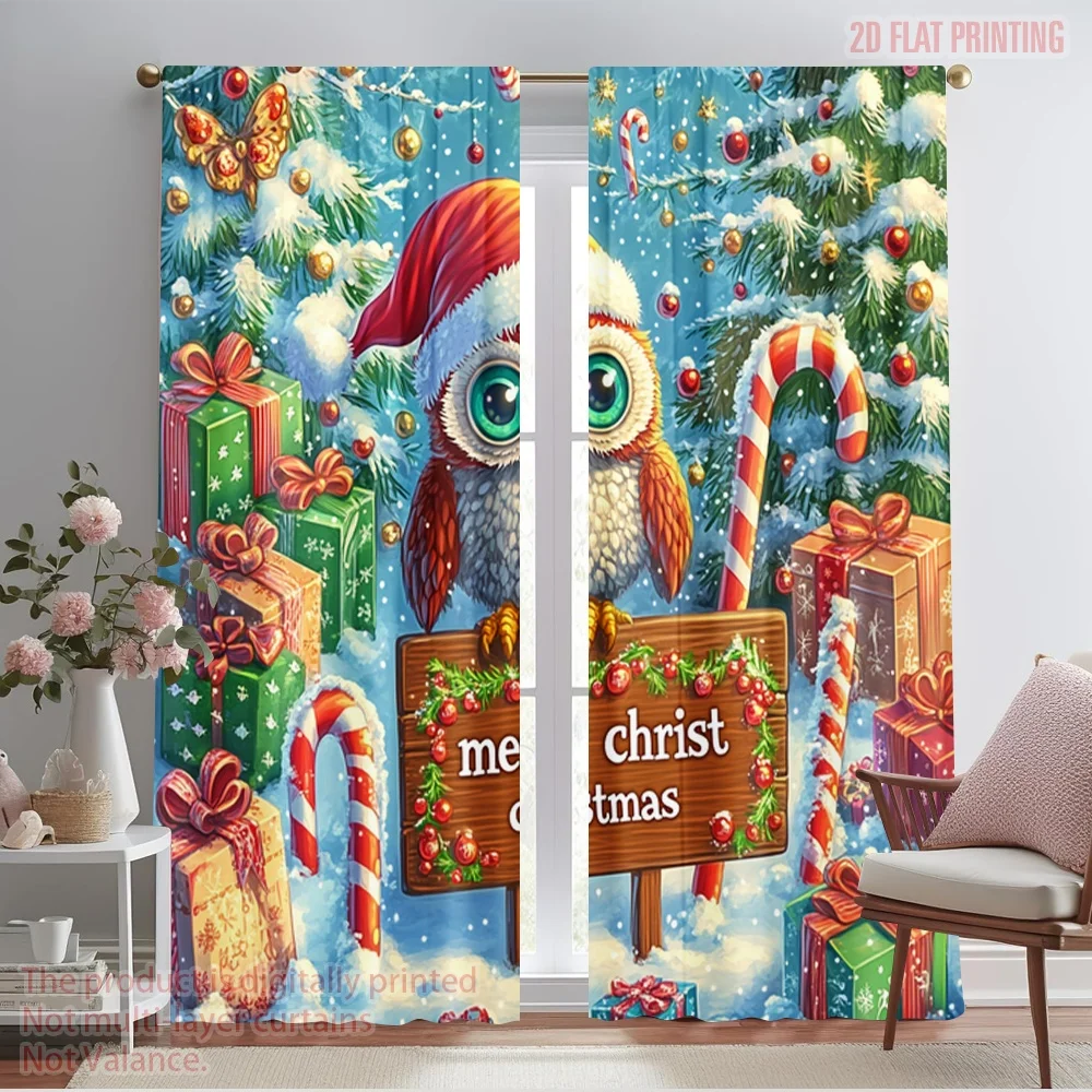 2pcs,2D plane printing Curtain Popular Christmas Cute Owl Gifts (2) Versatile Durable Polyester (without rod) Room Decor Use for
2pcs,2D plane printing Curtain Popular Christmas Cute Owl Gifts (2) Versatile Durable Polyester (without rod) Room Decor Use for